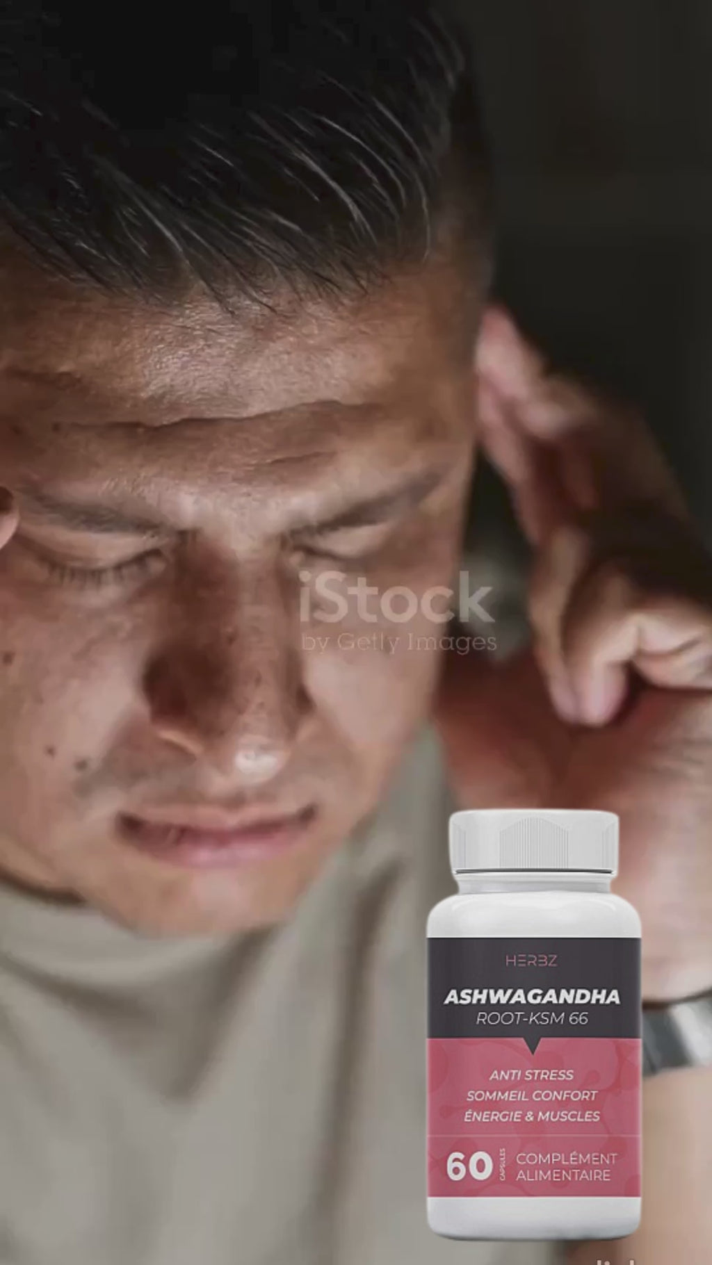 PACK DE 3 ASHWAGANDHA | Super Nutrition (180 Capsules)